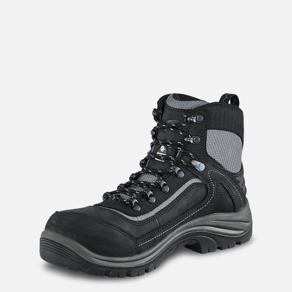 Black / Grey Red Wing Tradeswoman 6-inch Waterproof CSA Hiker Women's Work Boots | RedRing603