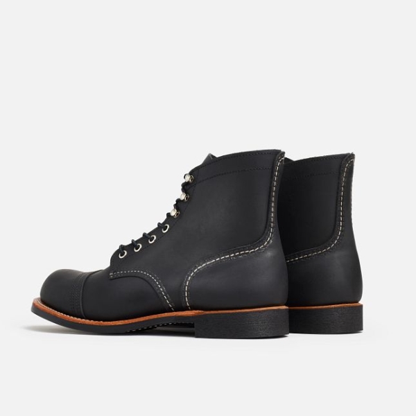 Black Red Wing 6-Inch Harness Leather Men's Heritage Shoes | RedRing779