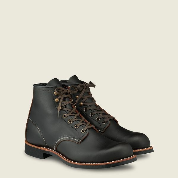 Black Red Wing Blacksmith 6-Inch Boot Men's Heritage Boots | RedRing153