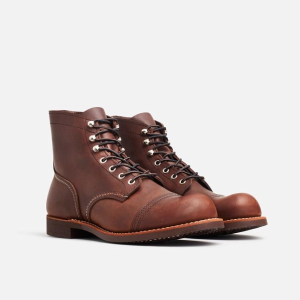 Brown Red Wing 6-Inch Harness Leather Men's Heritage Shoes | RedRing805