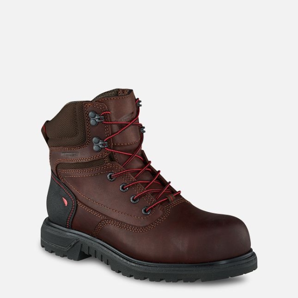 Brown Red Wing Brnr Xp 6-inch Waterproof Women\'s Work Boots | RedRing797