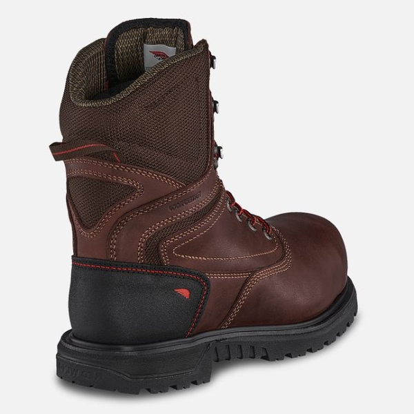 Brown Red Wing Brnr Xp 8-inch Waterproof CSA Women's Safety Shoes | RedRing171