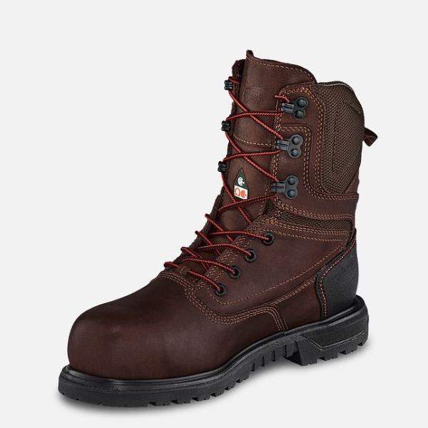 Brown Red Wing Brnr Xp 8-inch Waterproof CSA Women's Work Boots | RedRing599