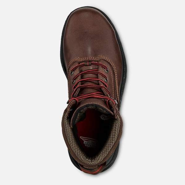 Brown Red Wing Brnr Xp 8-inch Waterproof CSA Women's Work Shoes | RedRing893