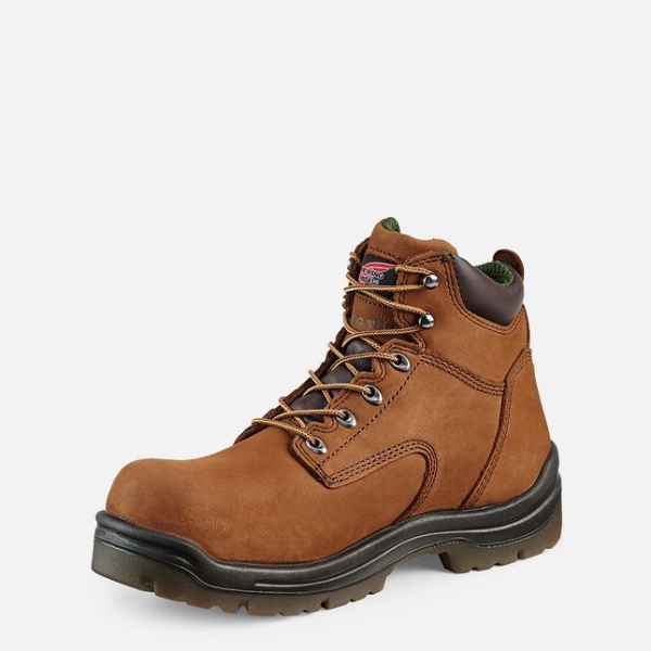 Brown Red Wing King Toe® 6-inch Insulated Men's Waterproof Shoes | RedRing422