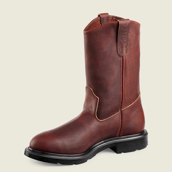 Brown Red Wing SuperSole 11-inch Soft Toe Pull-On Boot Men's Work Boots | RedRing065