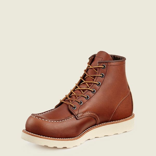 Brown Red Wing Traction Tred 6-inch Soft Toe Boot Men's Work Boots | RedRing865