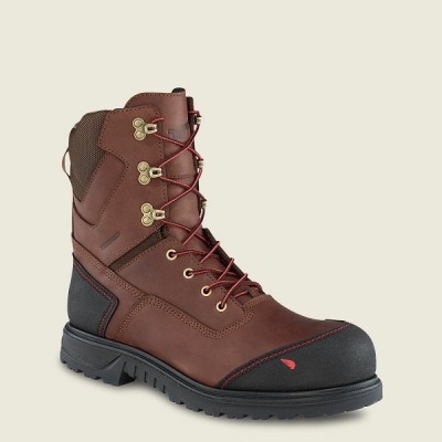 Black Red Wing Brnr XP 8-inch Insulated, Waterproof Safety Toe Boot Men's Work Boots | RedRing423