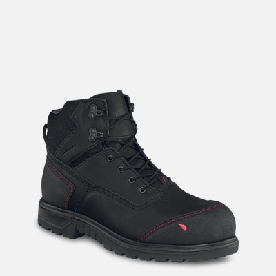 Black Red Wing Brnr Xp 6-inch Waterproof Men's Work Boots | RedRing354