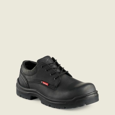 Black Red Wing King Toe Safety Toe Oxford Men's Safety Toe Boots | RedRing101