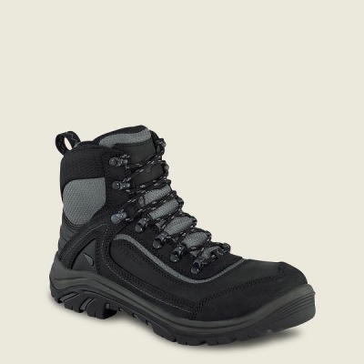 Black Red Wing Tradeswoman 6-inch Waterproof Safety Toe Boot Women's Work Boots | RedRing453