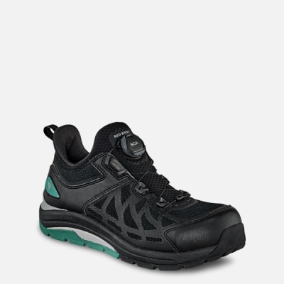 Black / Turquoise Red Wing Cooltech™ Athletics Women's Safety Shoes | RedRing768