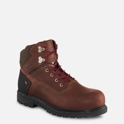 Brown Red Wing Brnr Xp 6-inch CSA Men's Waterproof Shoes | RedRing028