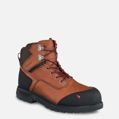 Brown Red Wing Brnr Xp 6-inch Waterproof Men's Work Boots | RedRing018