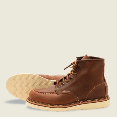 Brown Red Wing Classic Moc 6-inch boot Men's Heritage Boots | RedRing217