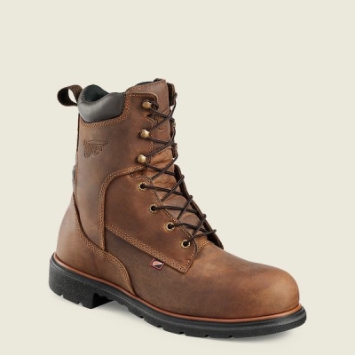 Brown Red Wing DynaForce 8-inch Men's Safety Toe Boots | RedRing281