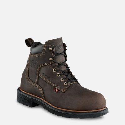 Brown Red Wing Dynaforce® 6-inch Insulated, Waterproof Men's Safety Shoes | RedRing883