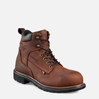 Brown Red Wing Dynaforce® 6-inch Waterproof Men's Work Boots | RedRing277