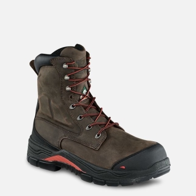 Brown Red Wing King Toe® Adc 8-inch Insulated CSA Men's Waterproof Shoes | RedRing859