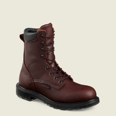 Brown Red Wing SuperSole 2.0 8-inch Men's Safety Toe Boots | RedRing607