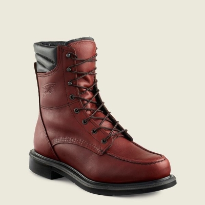 Brown Red Wing SuperSole 8-inch Soft Toe Boot Men's Work Boots | RedRing887