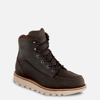 Brown Red Wing Traction Tred Lite 6-inch Waterproof Men's Work Boots | RedRing401