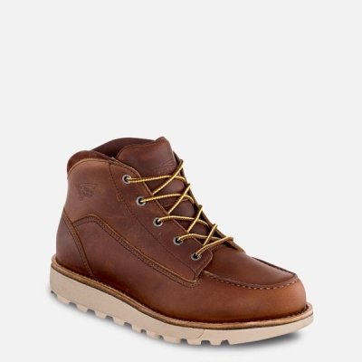 Brown Red Wing Traction Tred Lite Chukka Men's Waterproof Shoes | RedRing703