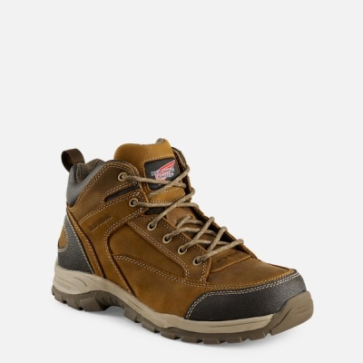 Brown Red Wing Truhiker 5-inch Hiker Men's Safety Shoes | RedRing544