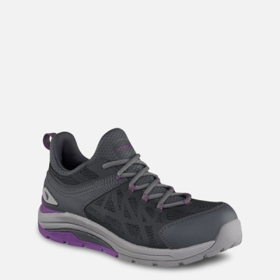 Grey / Purple Red Wing Cooltech™ Athletics Safety Toe Women's Work Shoes | RedRing654