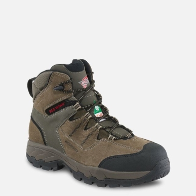 Grey Red Wing Truhiker 6-inch Waterproof CSA Hiker Men's Work Boots | RedRing041