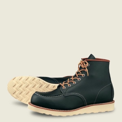 Navy Red Wing Classic Moc 6-inch boot Men's Heritage Boots | RedRing472